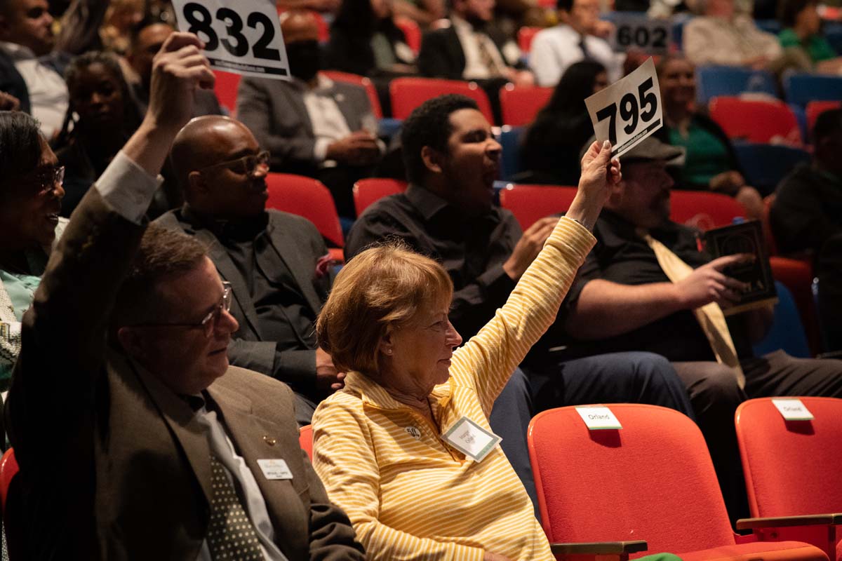 People enjoying the Anniversary Gala