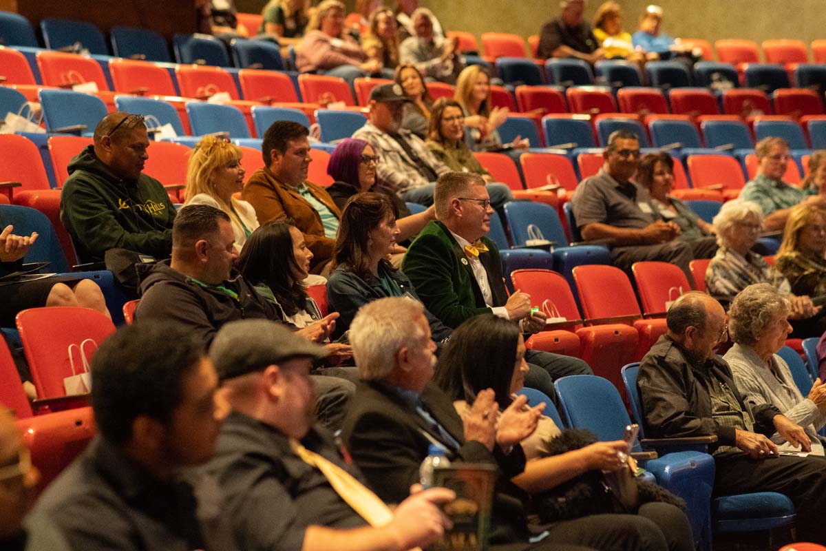 People enjoying the Anniversary Gala
