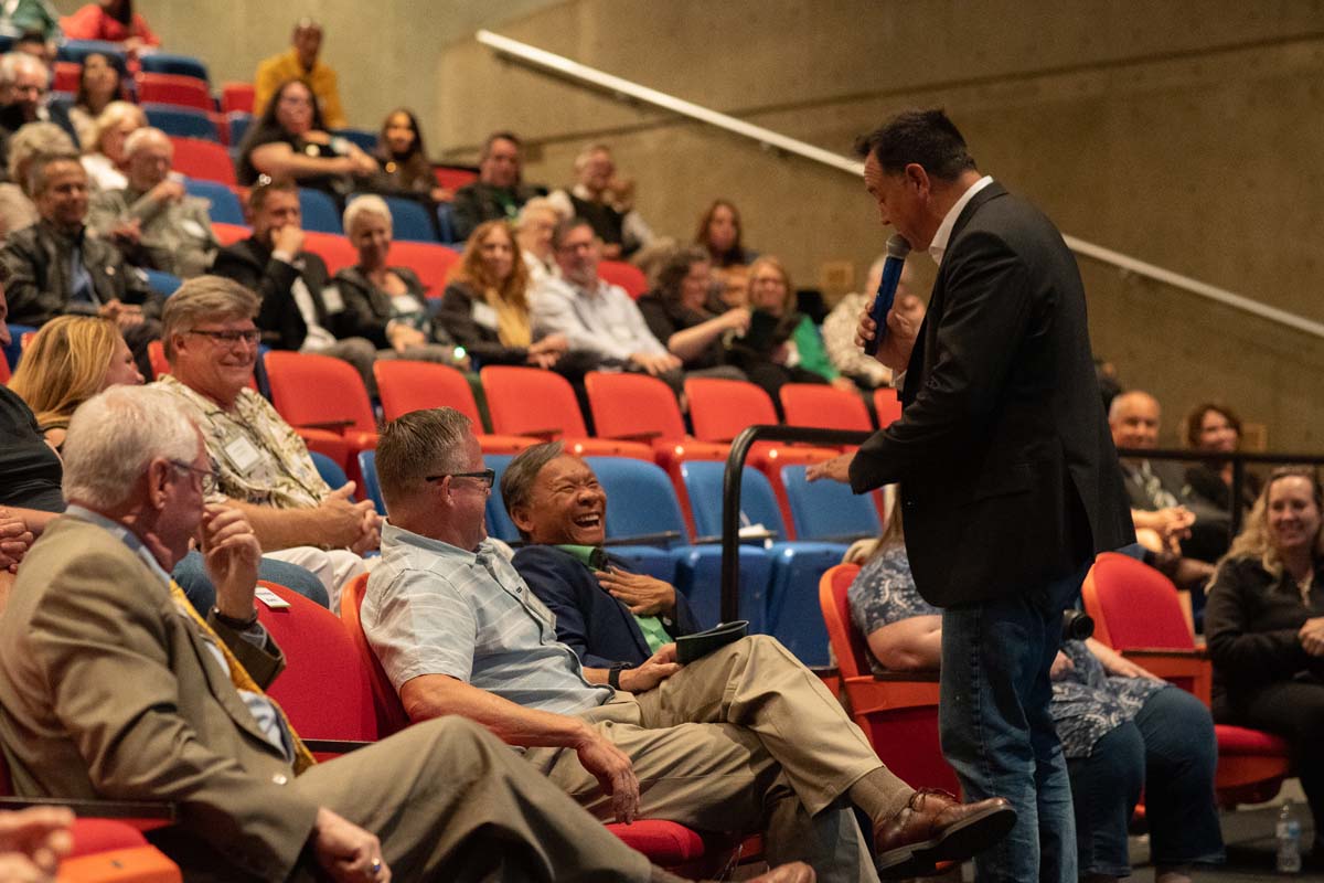 People enjoying the Anniversary Gala