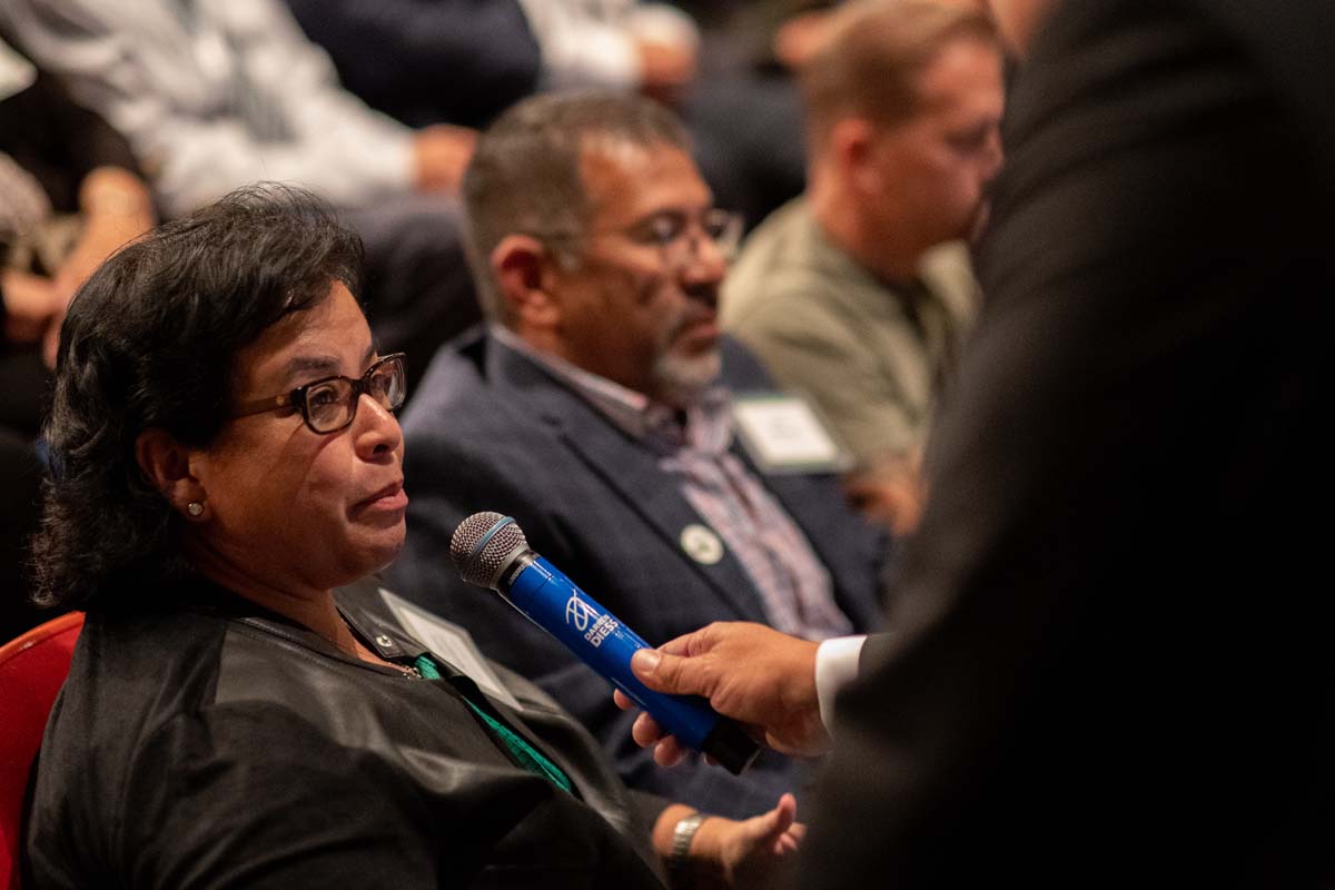 People enjoying the Anniversary Gala
