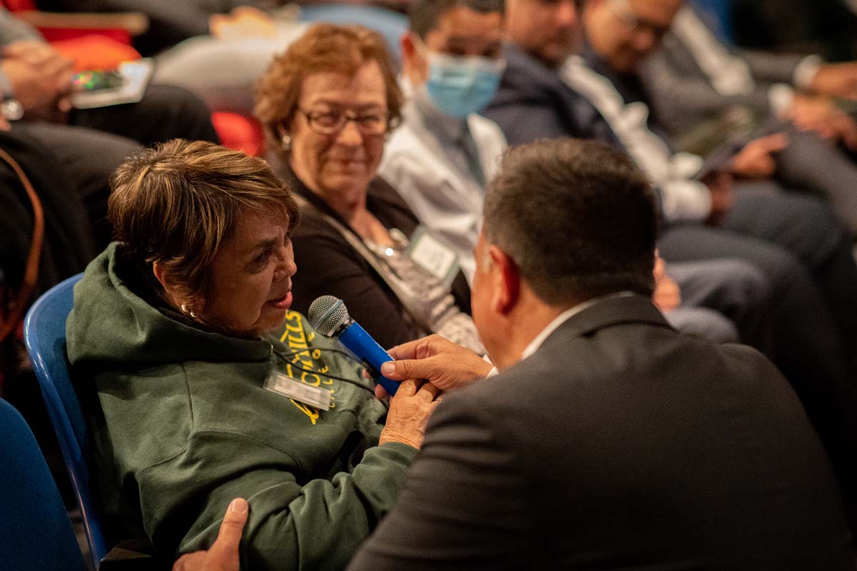 People enjoying the Anniversary Gala