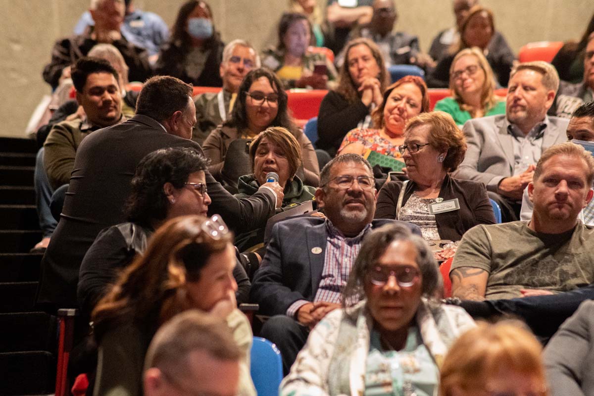 People enjoying the Anniversary Gala