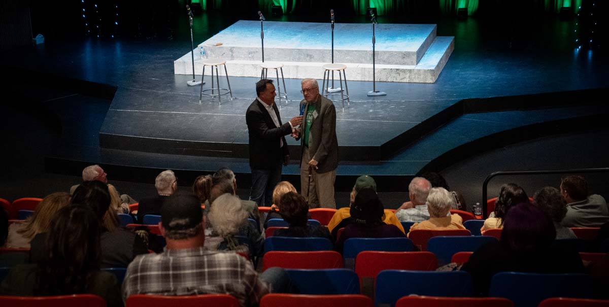 People enjoying the Anniversary Gala