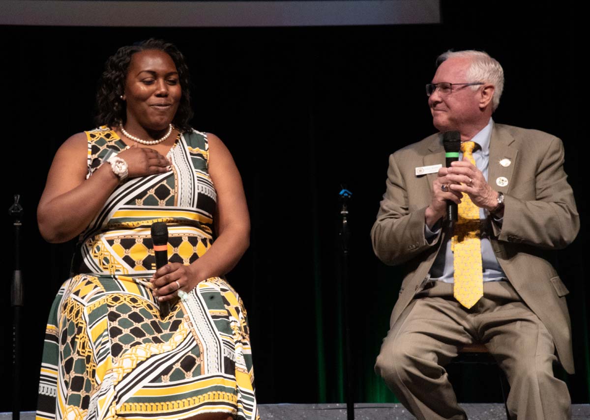 People enjoying the Anniversary Gala