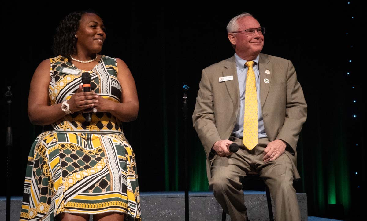 People enjoying the Anniversary Gala