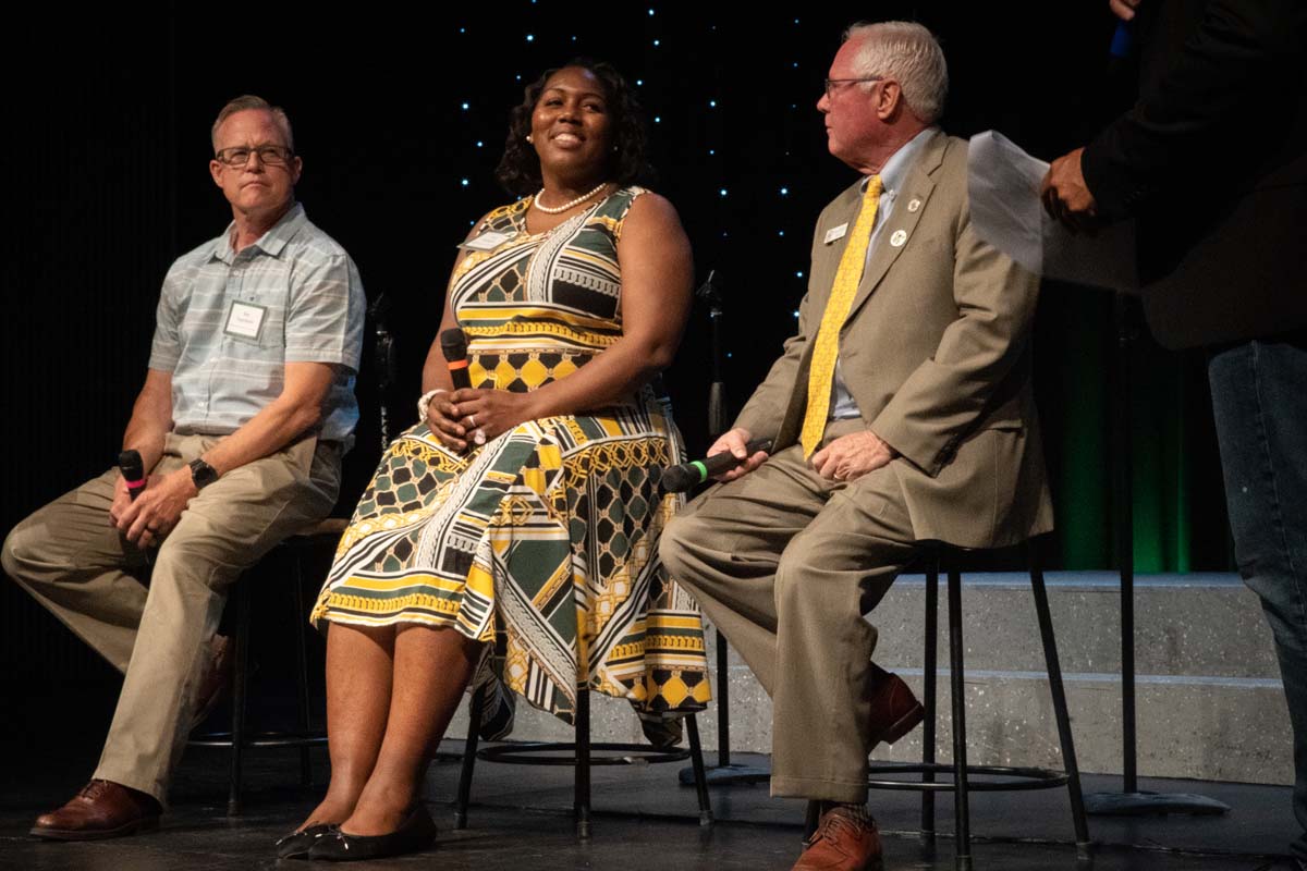 People enjoying the Anniversary Gala