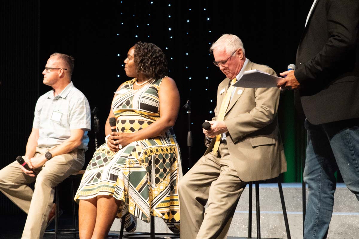 People enjoying the Anniversary Gala