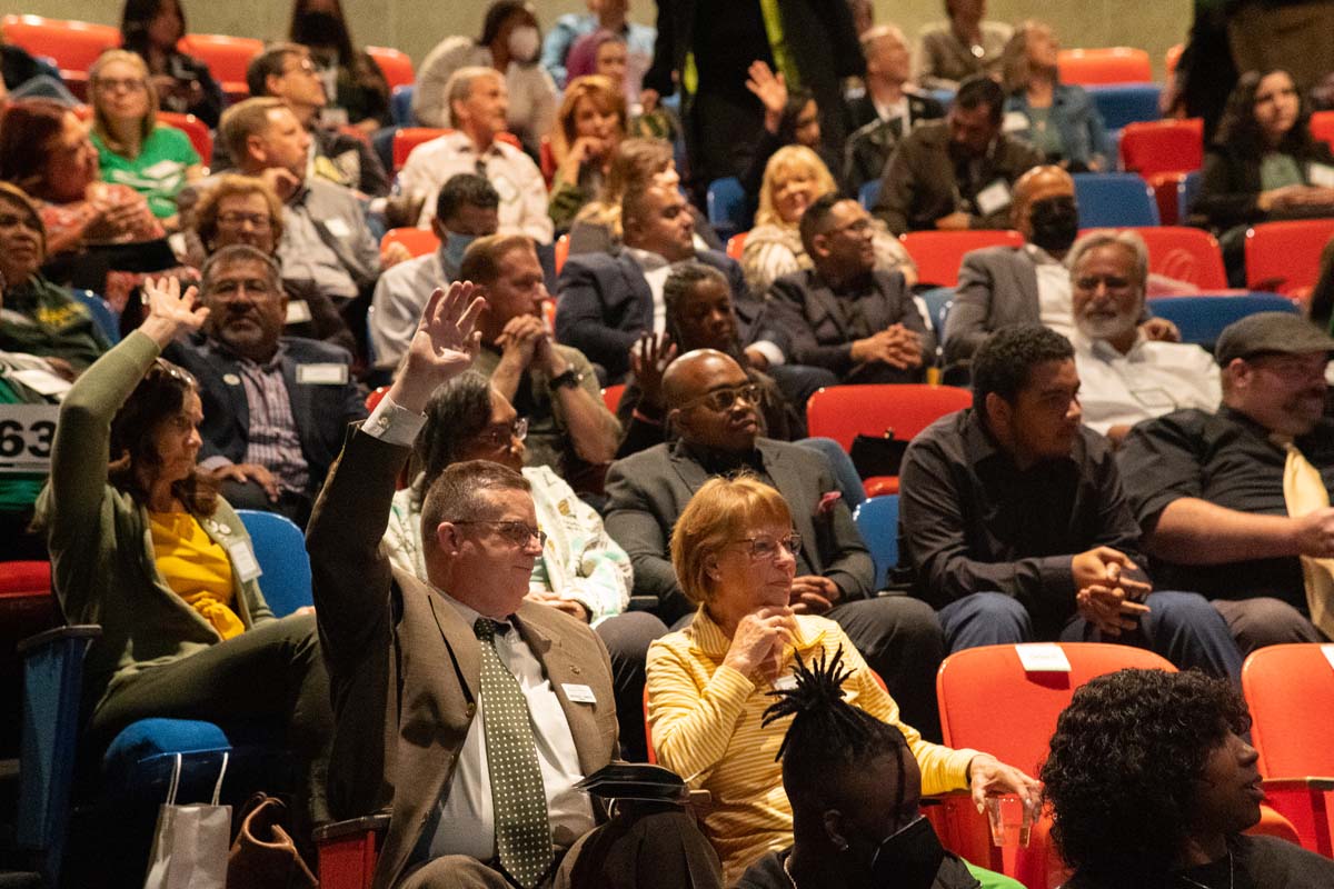 People enjoying the Anniversary Gala