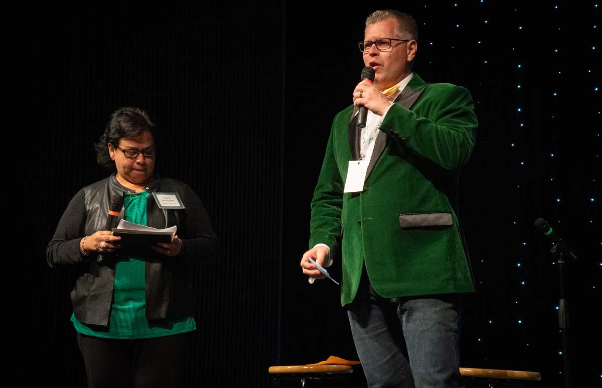 People enjoying the Anniversary Gala