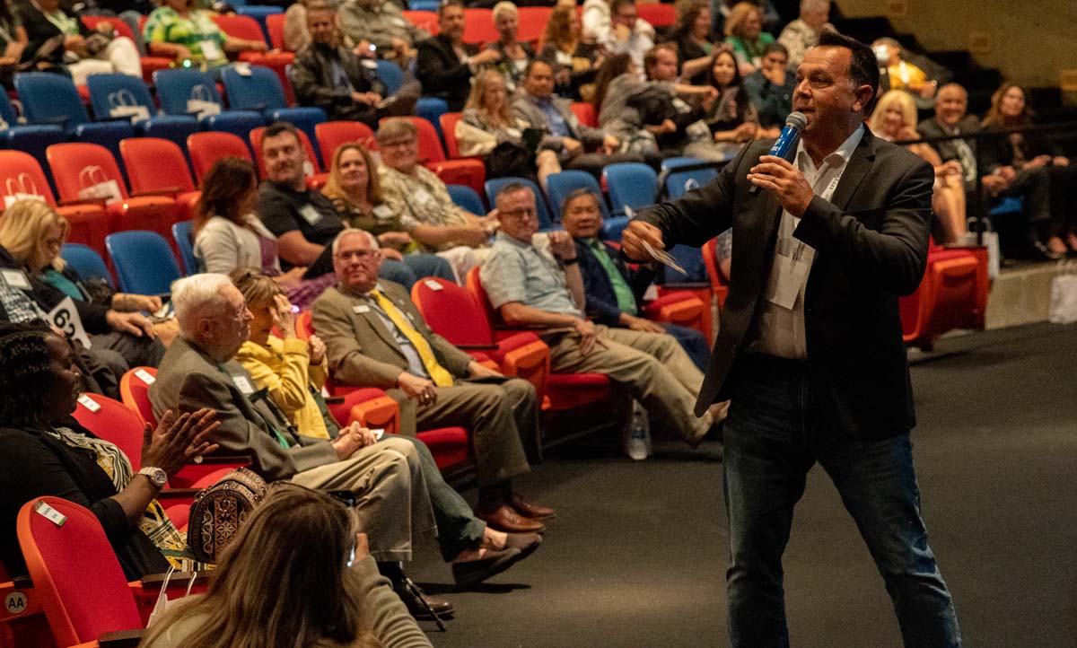People enjoying the Anniversary Gala