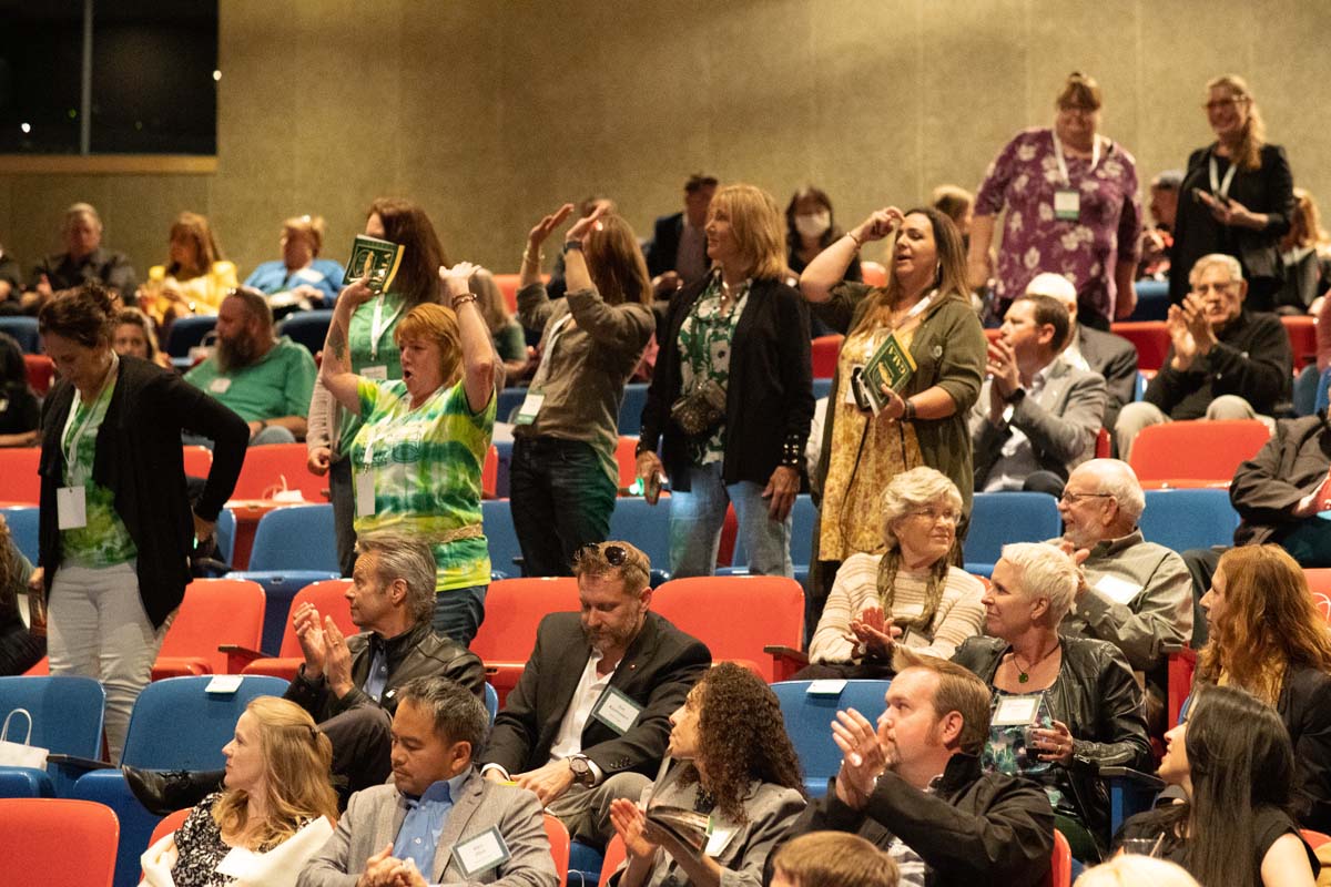 People enjoying the Anniversary Gala
