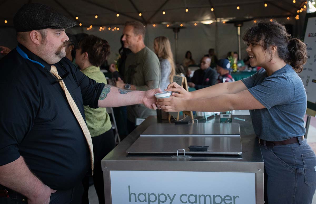 People enjoying the Anniversary Gala