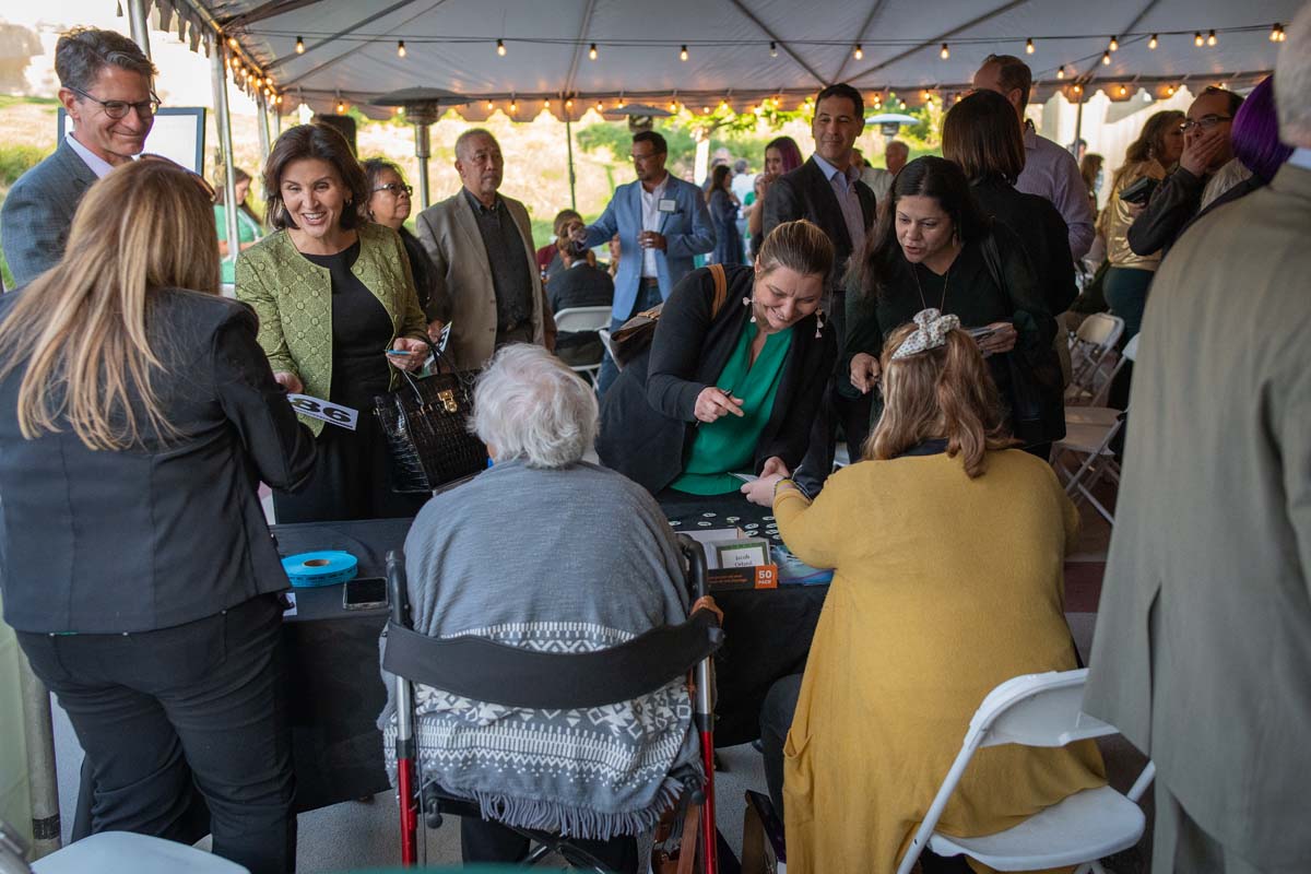 People enjoying the Anniversary Gala