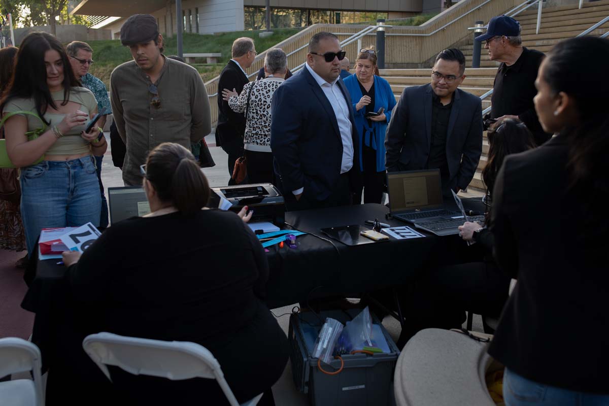 People enjoying the Anniversary Gala