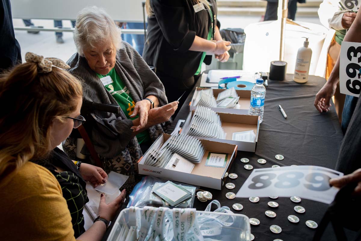 People enjoying the Anniversary Gala