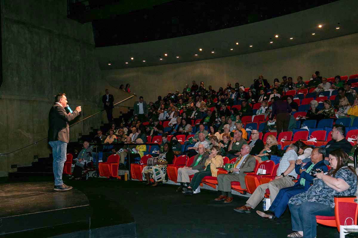 People enjoying the Anniversary Gala