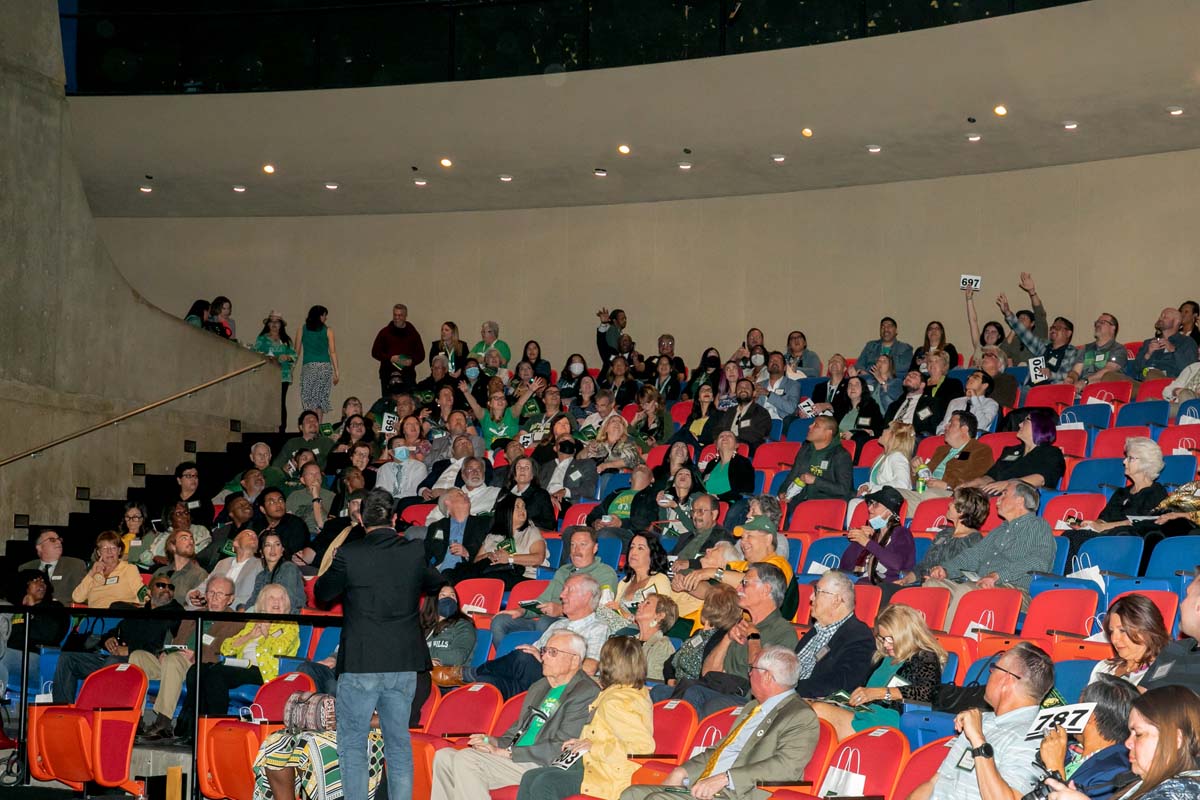 People enjoying the Anniversary Gala