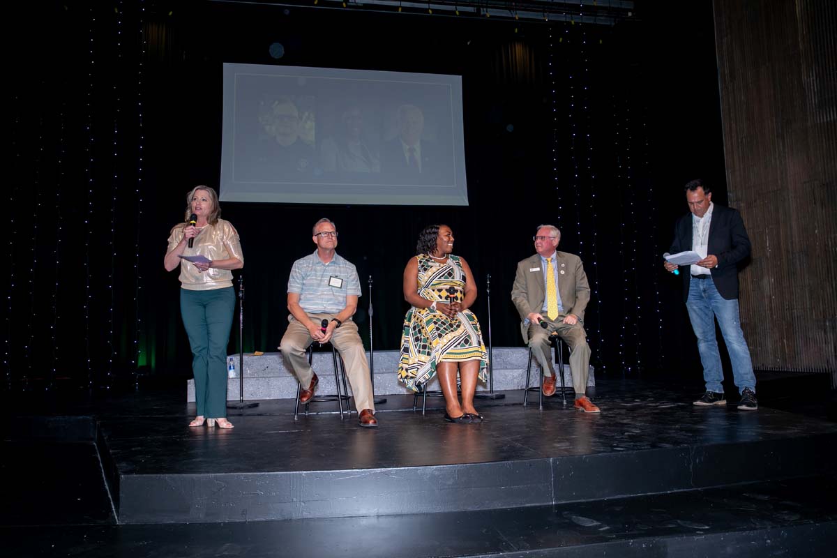 People enjoying the Anniversary Gala