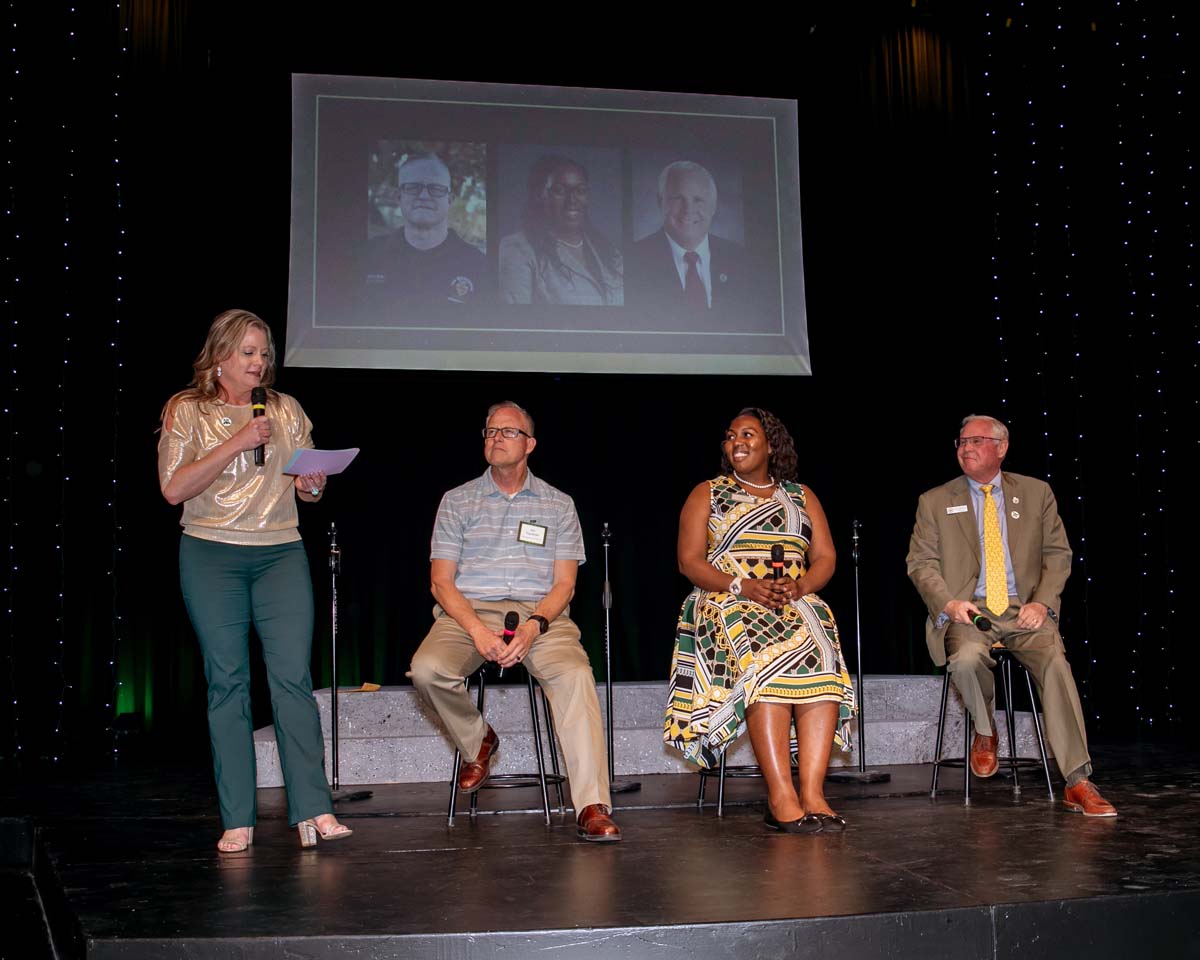 People enjoying the Anniversary Gala