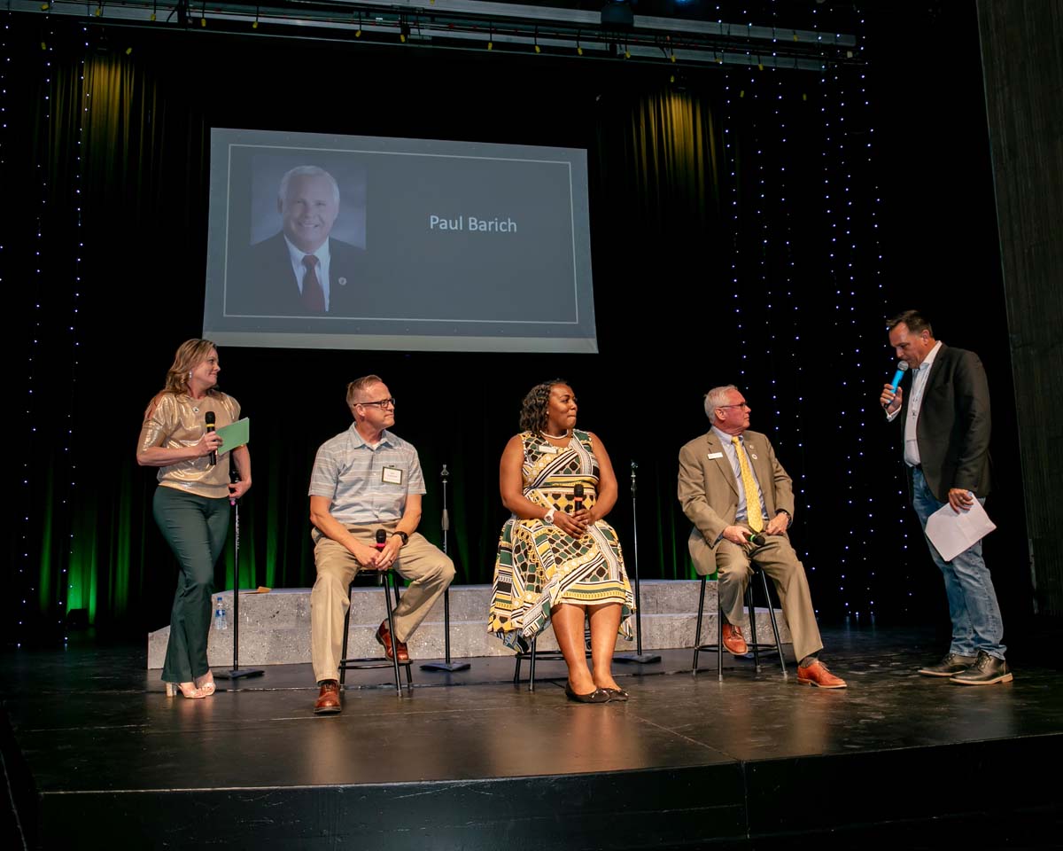 People enjoying the Anniversary Gala