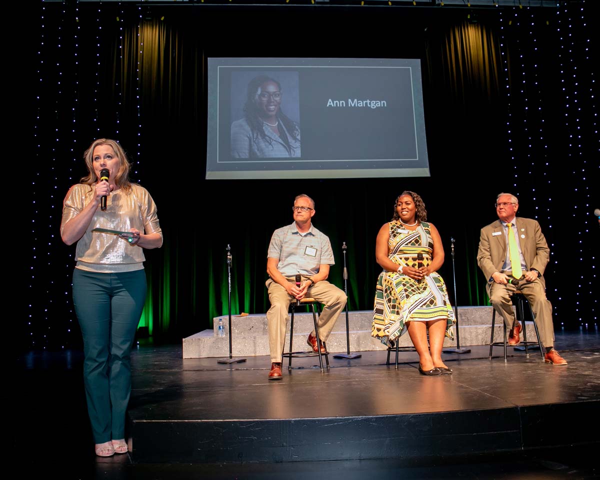 People enjoying the Anniversary Gala