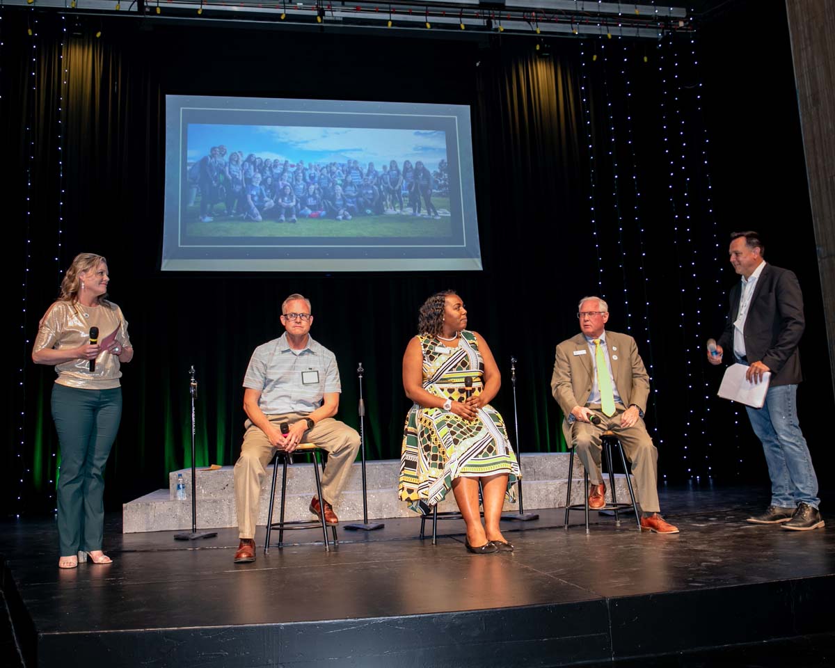 People enjoying the Anniversary Gala
