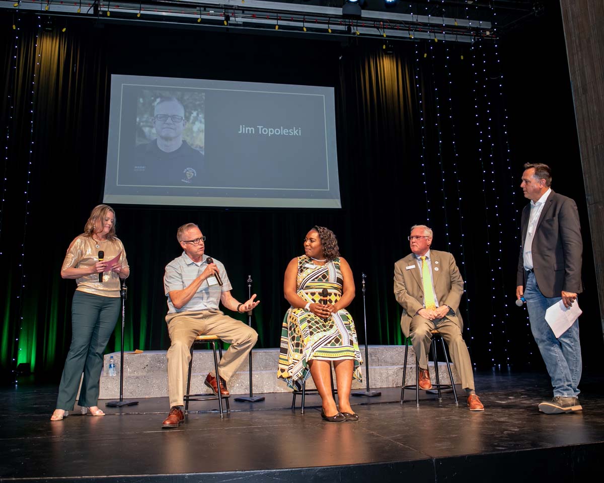 People enjoying the Anniversary Gala