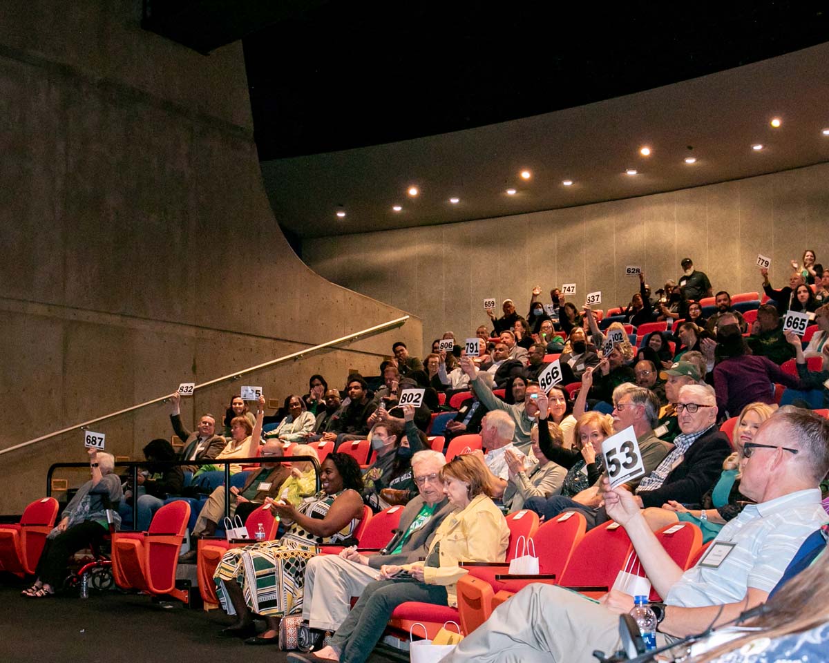 People enjoying the Anniversary Gala