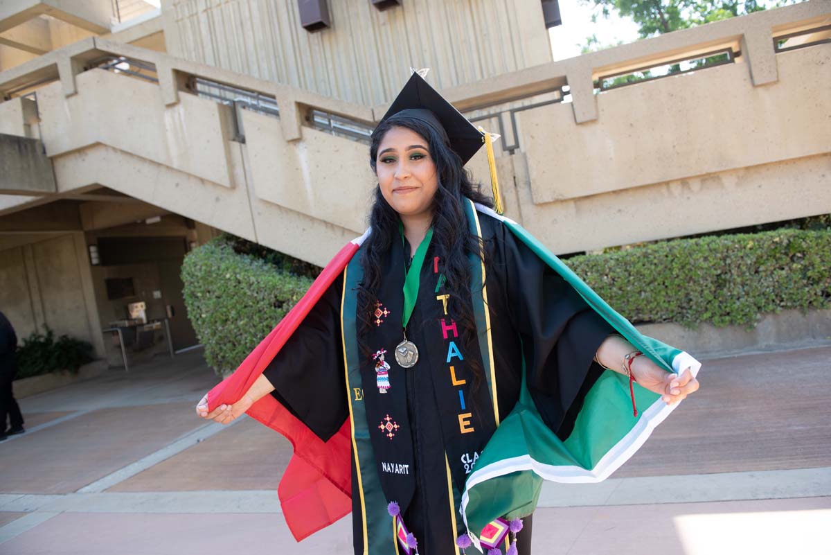 People enjoying Commencement