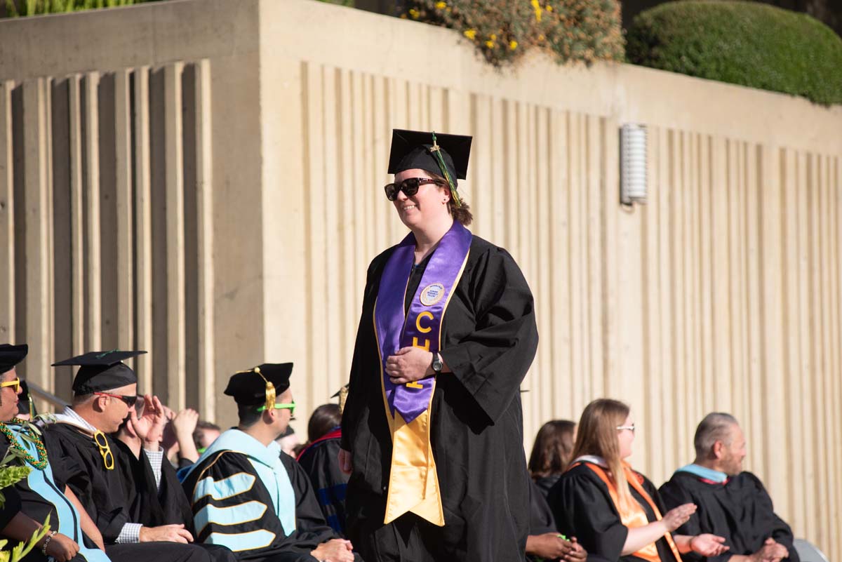 People enjoying Commencement