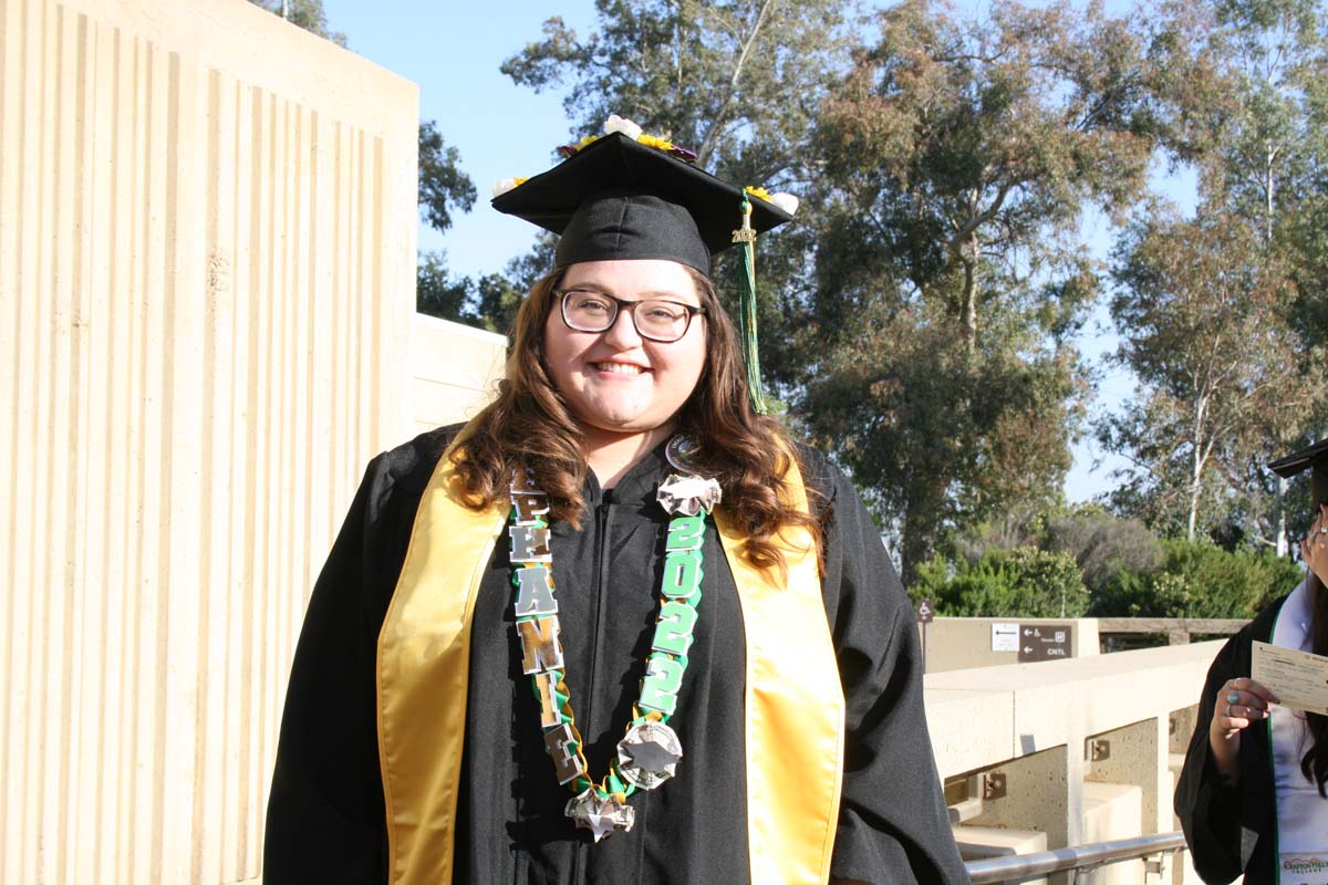 People enjoying Commencement