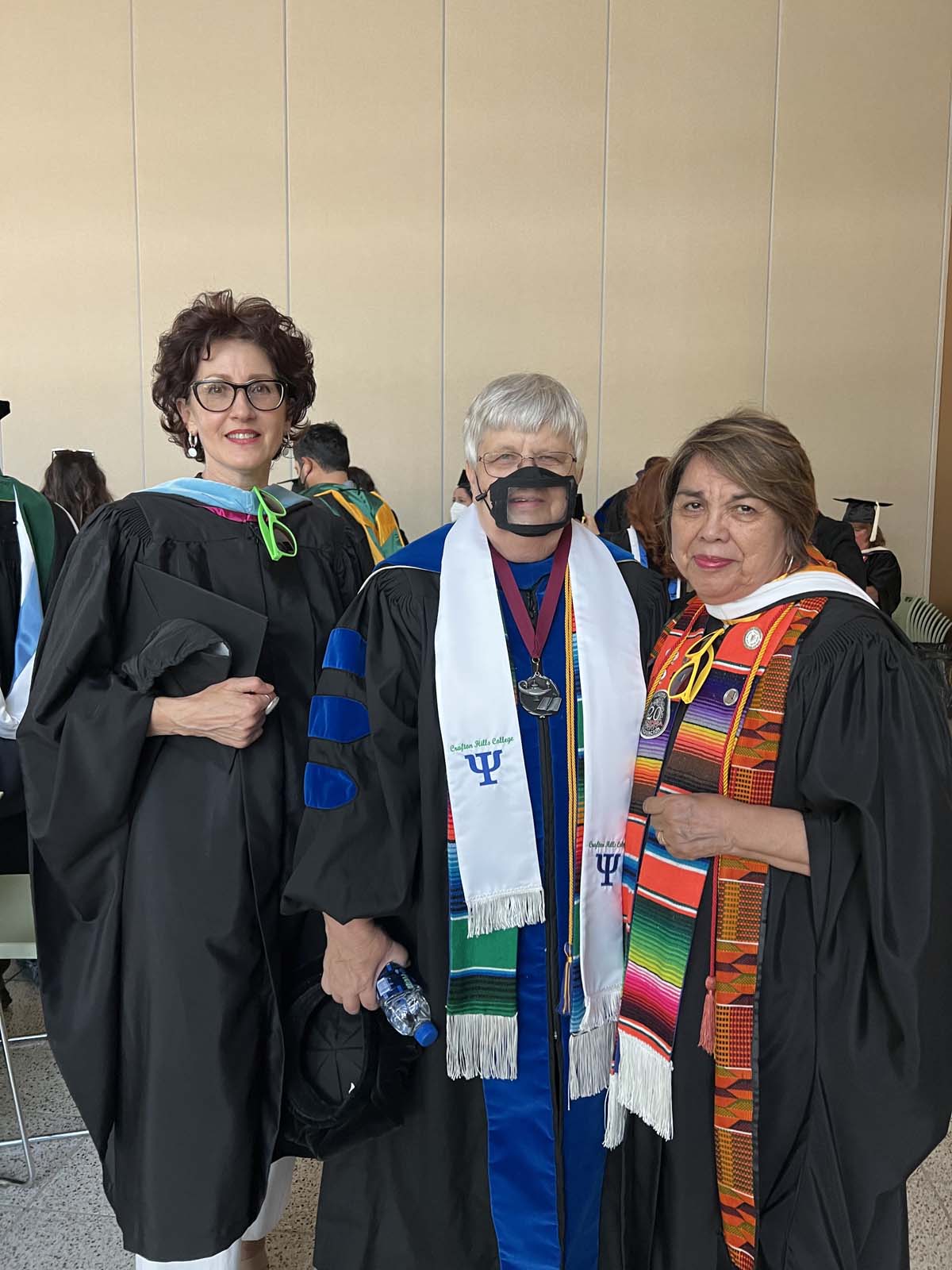 People enjoying Commencement