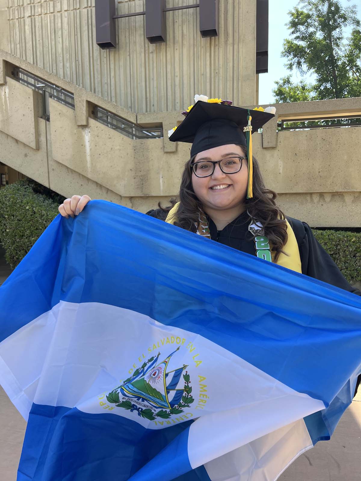 People enjoying Commencement