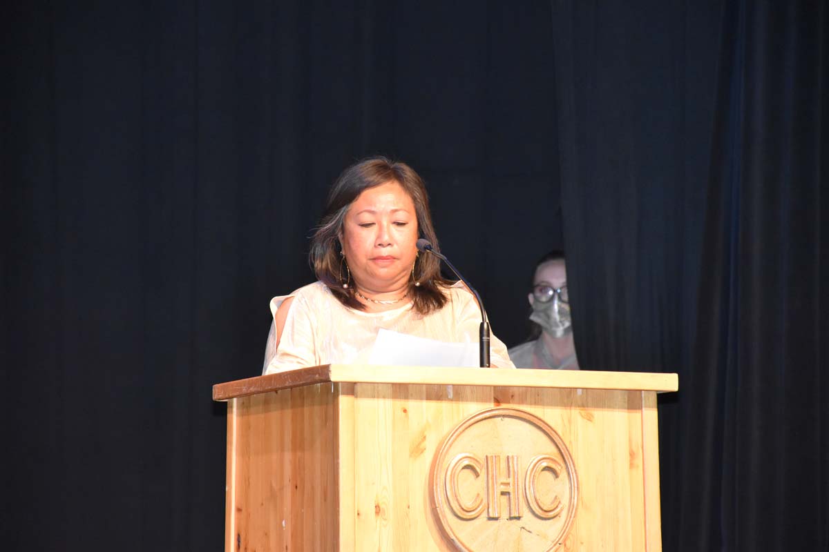 People enjoying the EOP&S Awards Ceremony