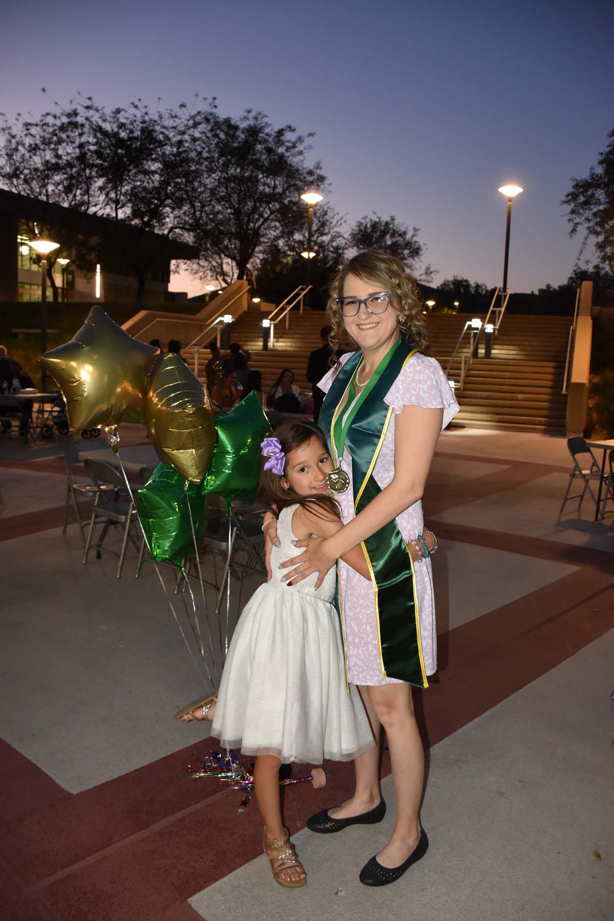 People enjoying the EOP&S Awards Ceremony