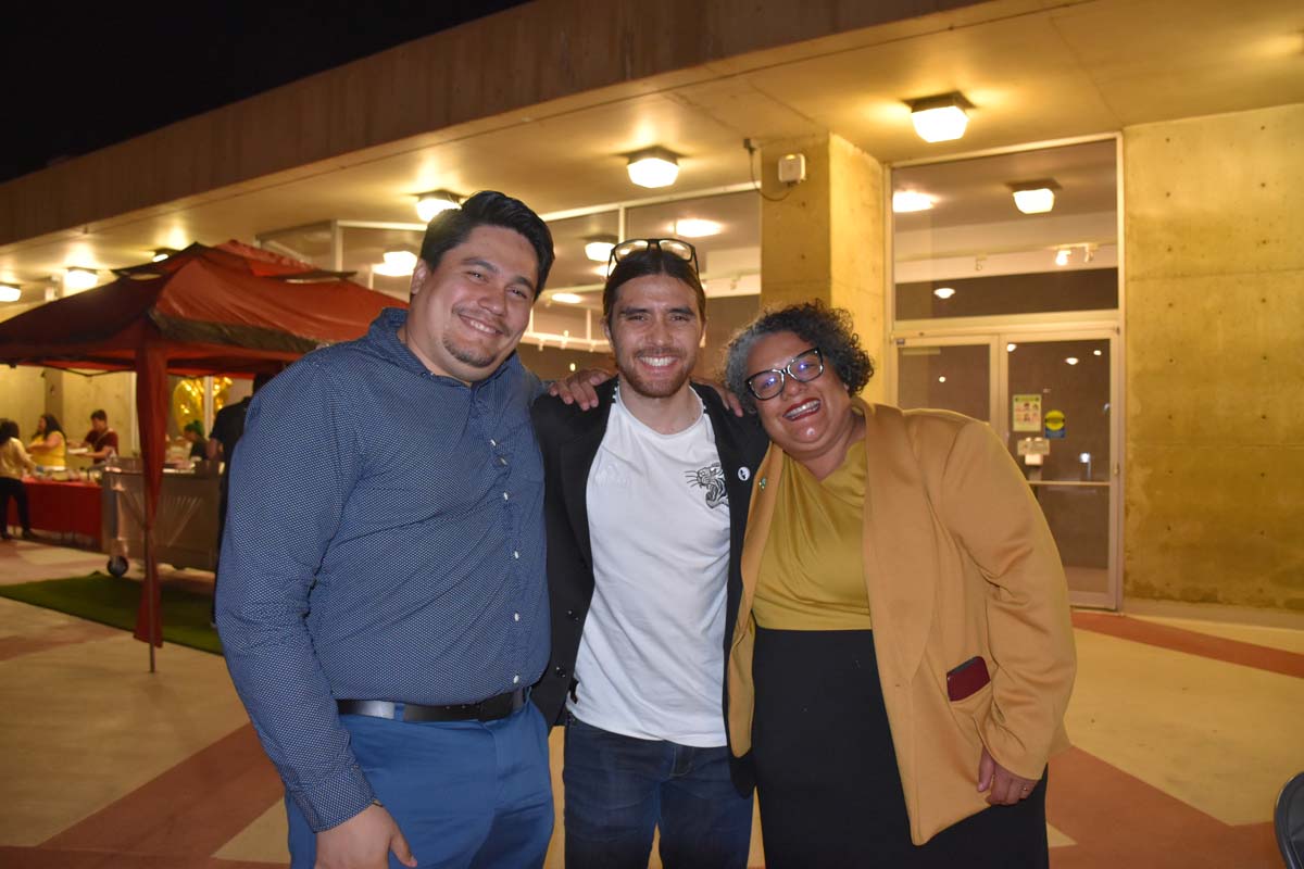 People enjoying the EOP&S Awards Ceremony