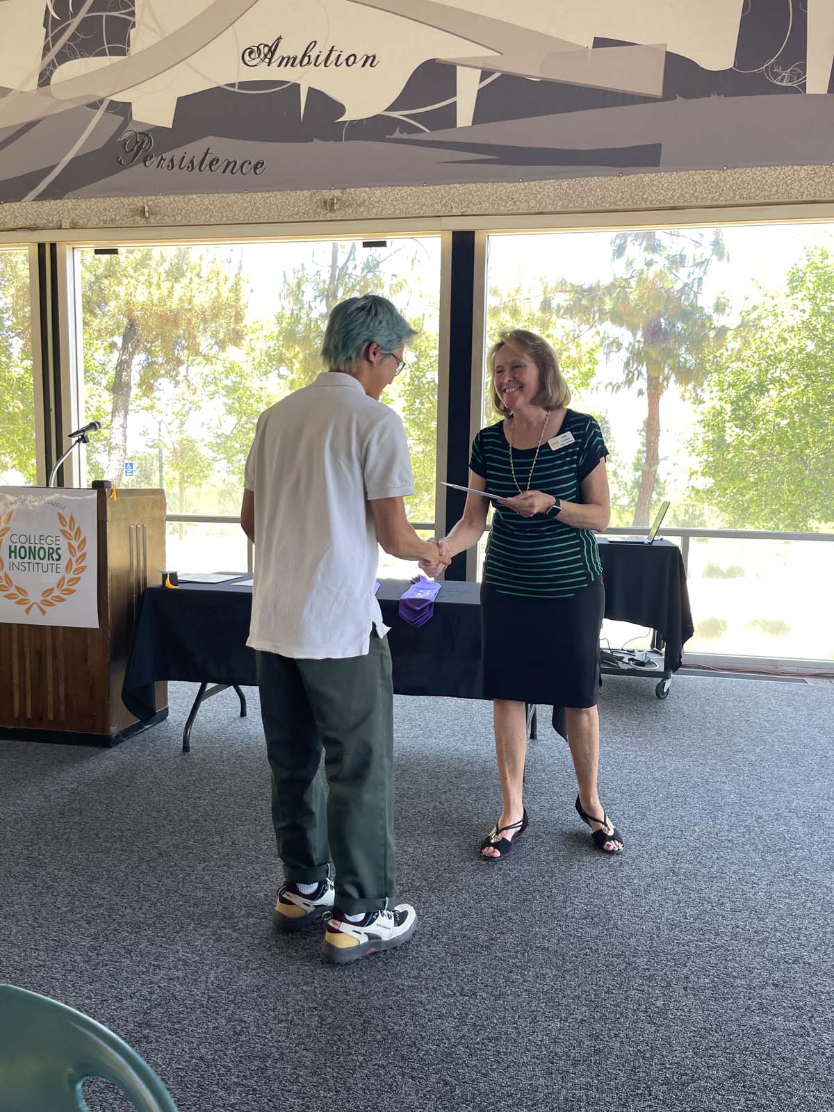 People enjoying the Honors Luncheon