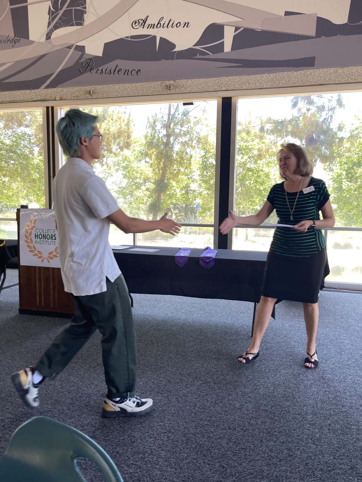 People enjoying the Honors Luncheon