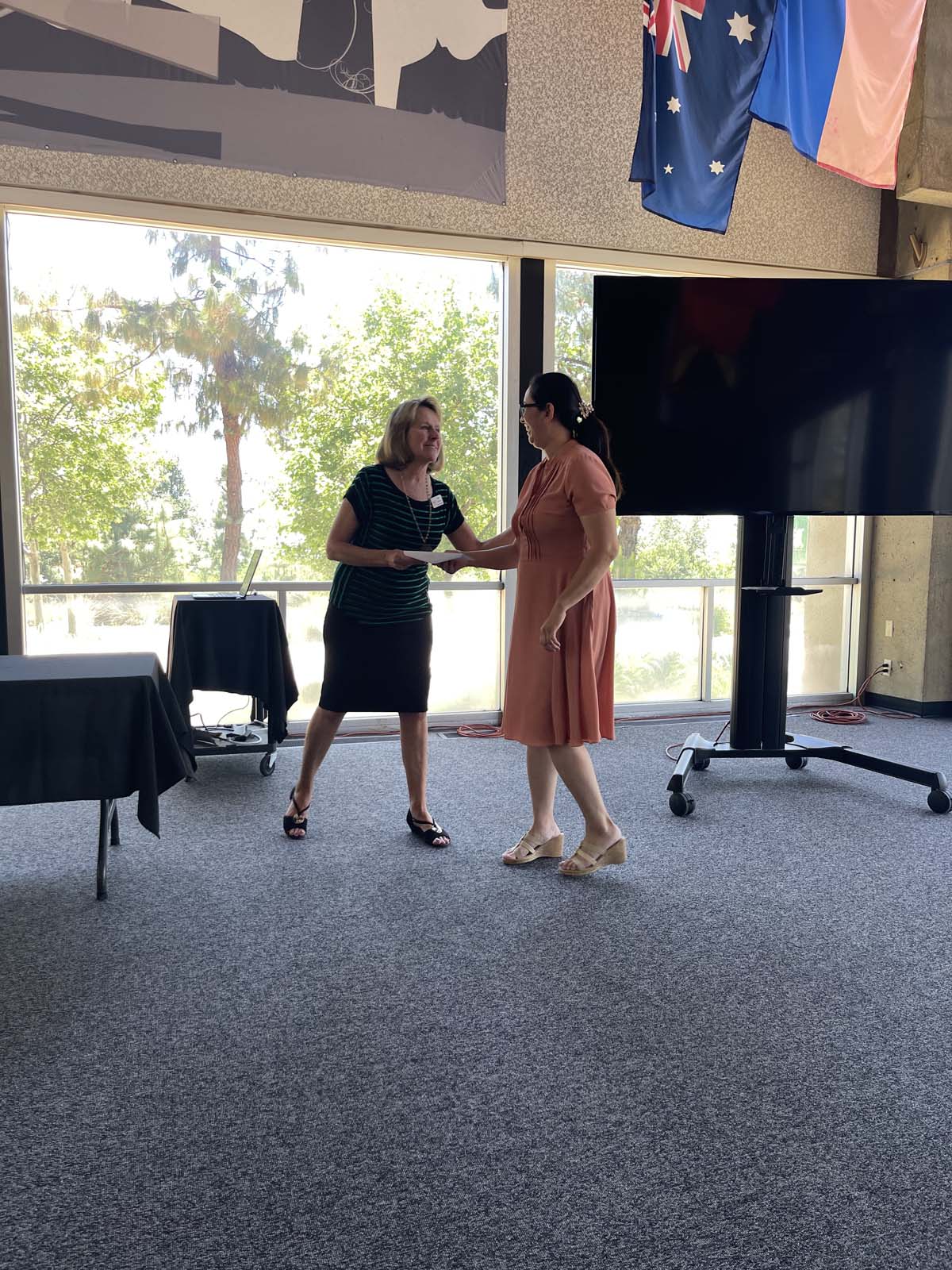 People enjoying the Honors Luncheon