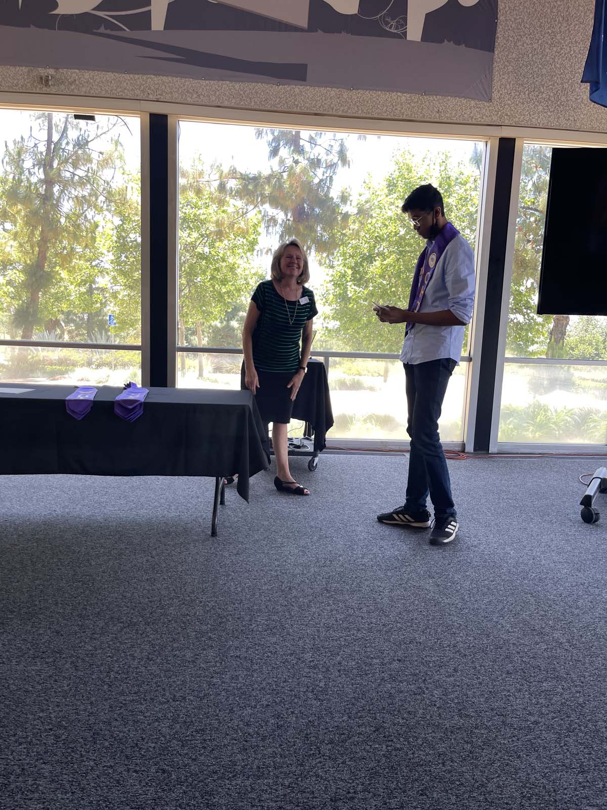 People enjoying the Honors Luncheon