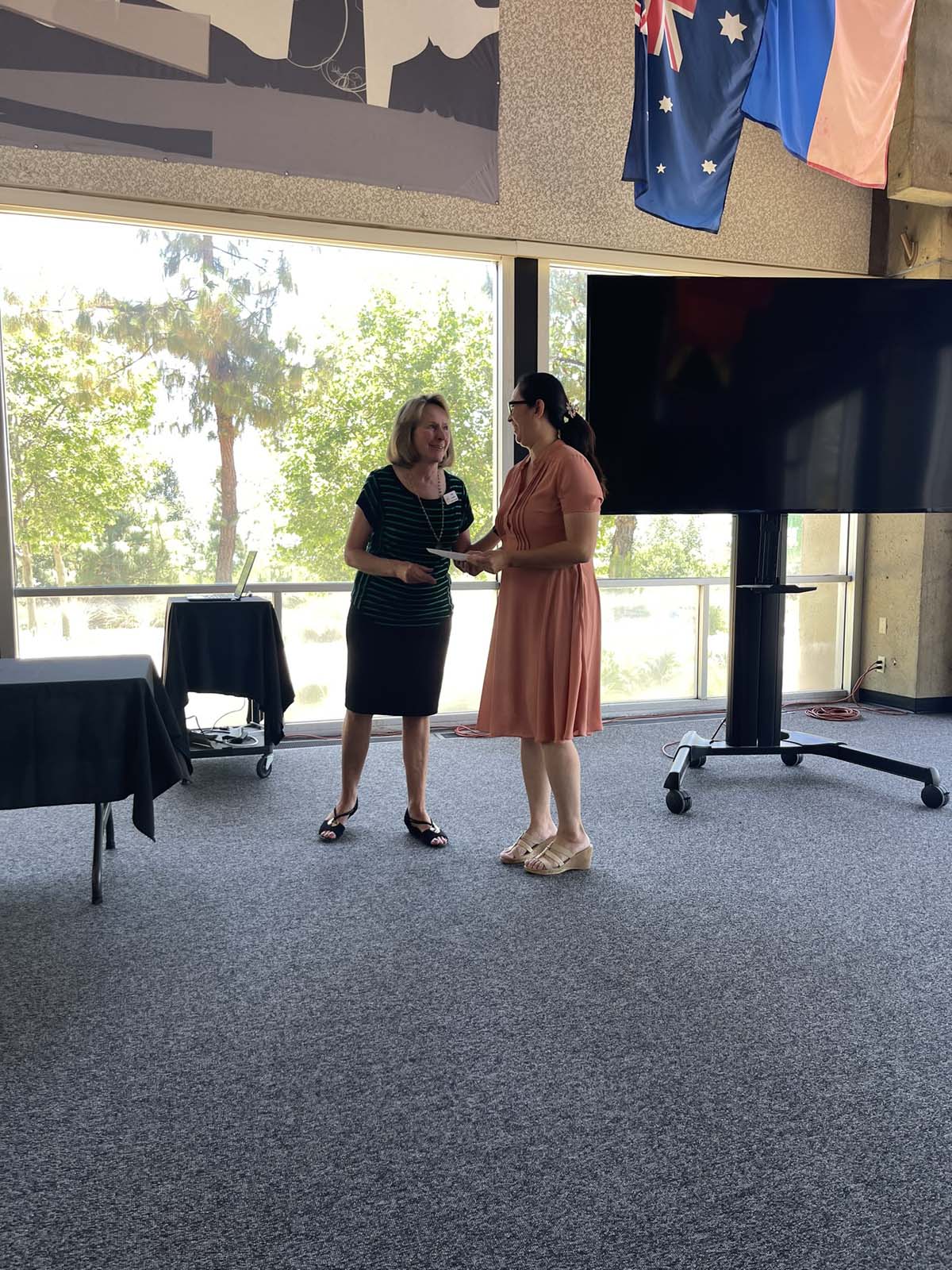 People enjoying the Honors Luncheon