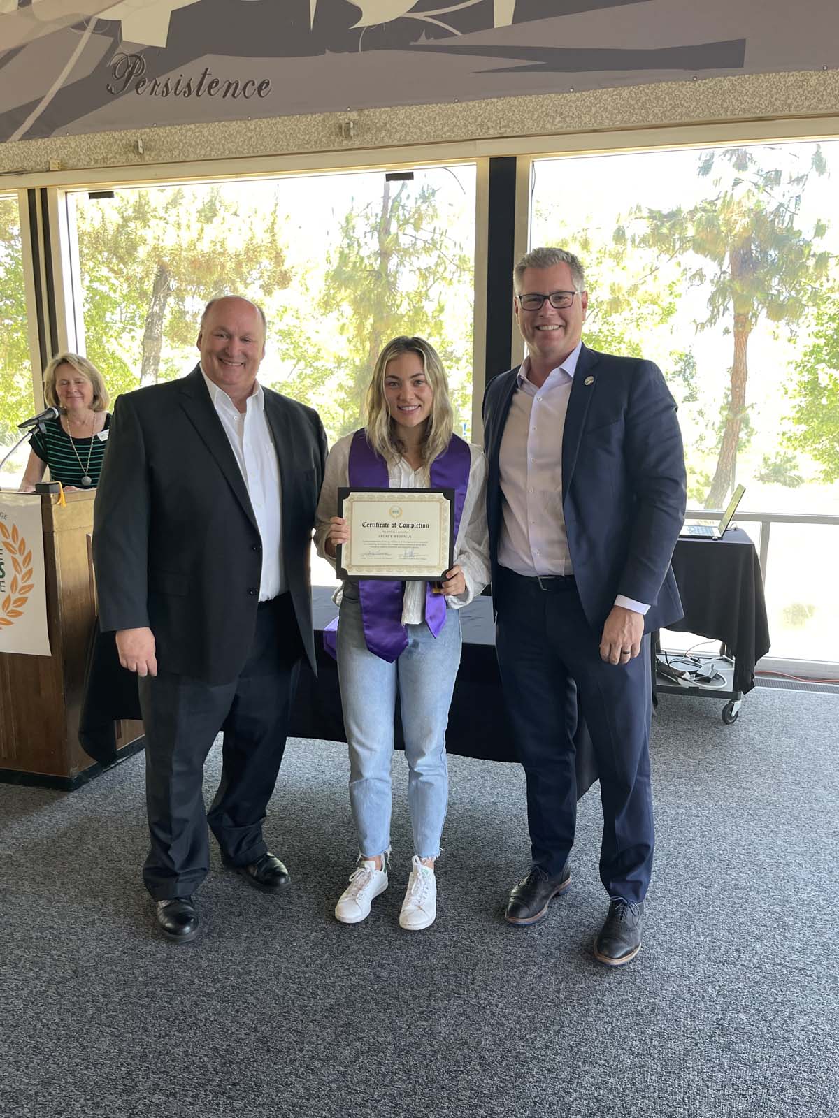 People enjoying the Honors Luncheon
