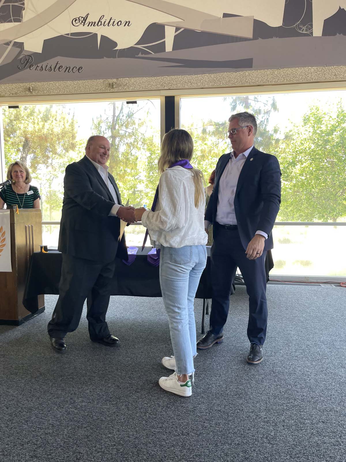 People enjoying the Honors Luncheon