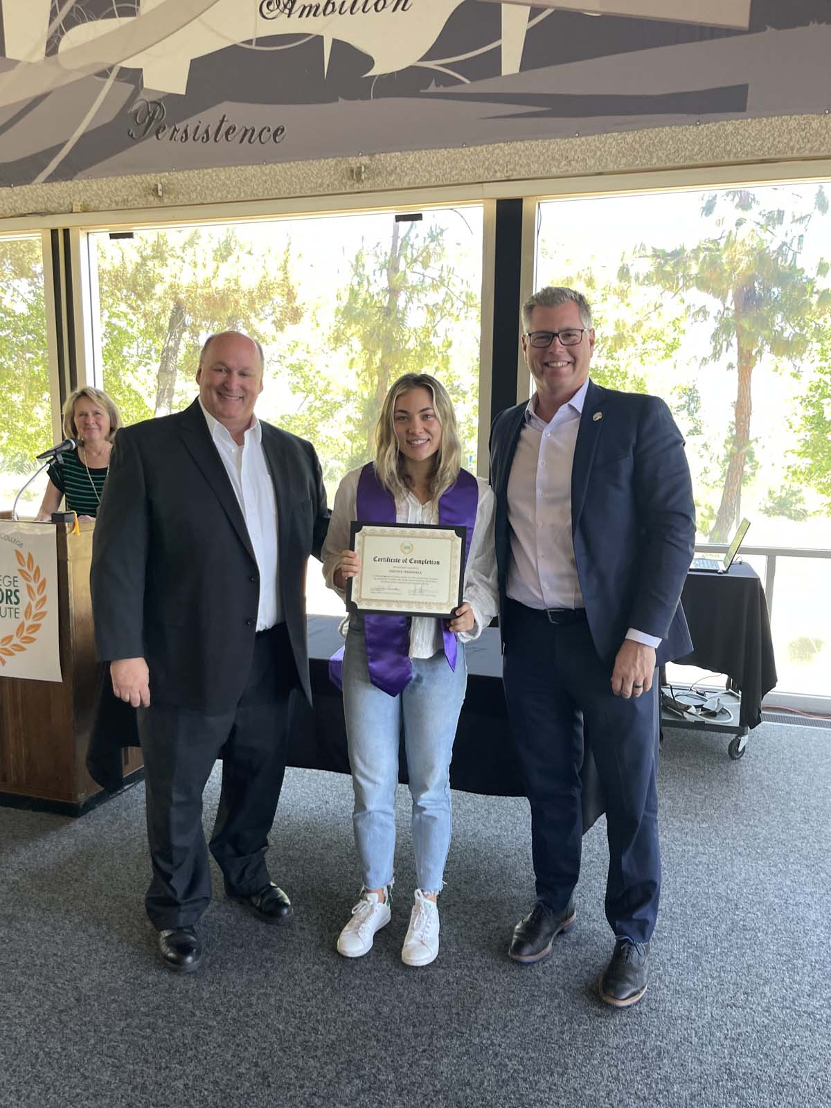 People enjoying the Honors Luncheon
