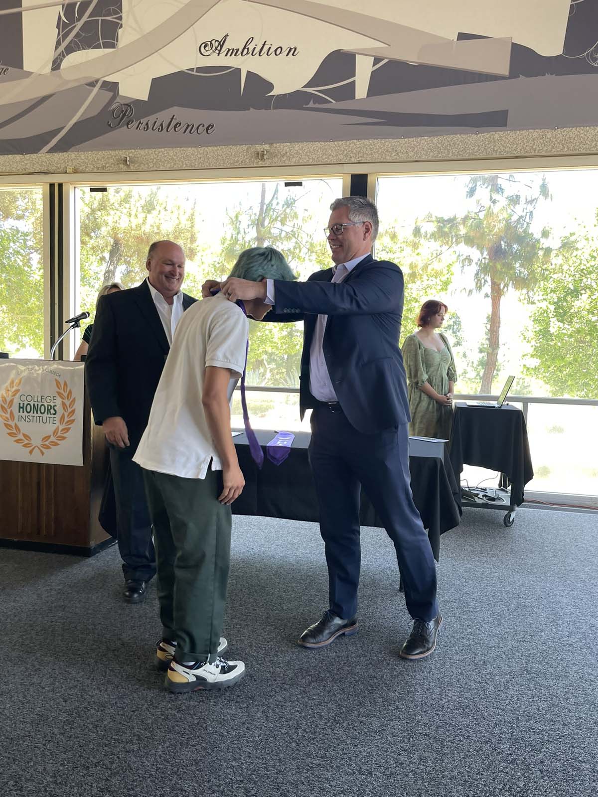 People enjoying the Honors Luncheon