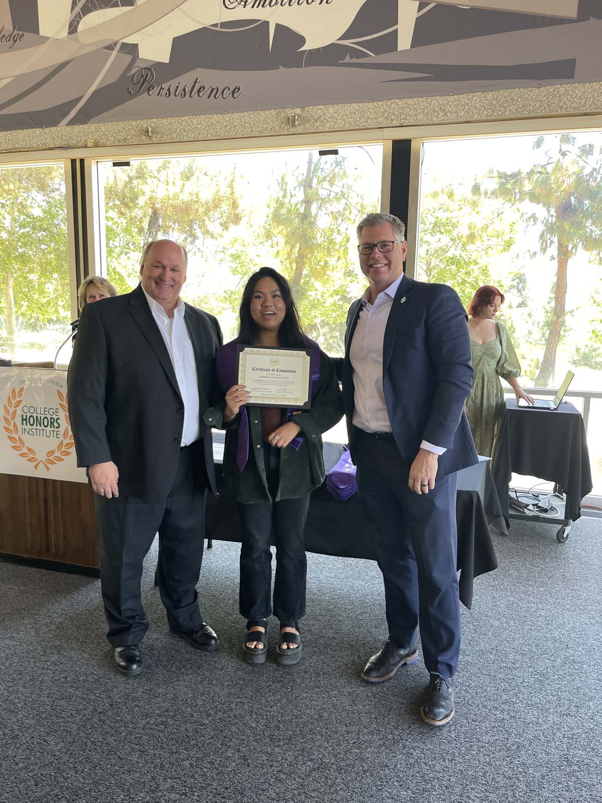 People enjoying the Honors Luncheon