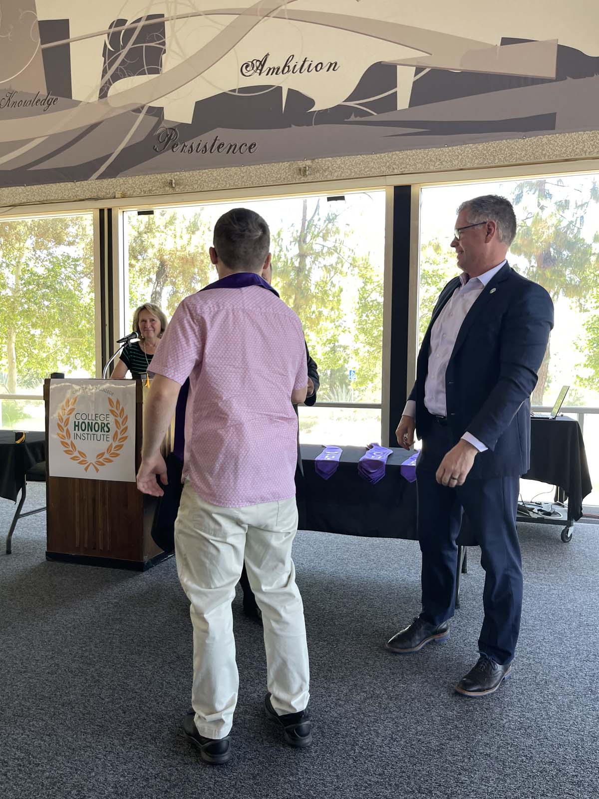 People enjoying the Honors Luncheon
