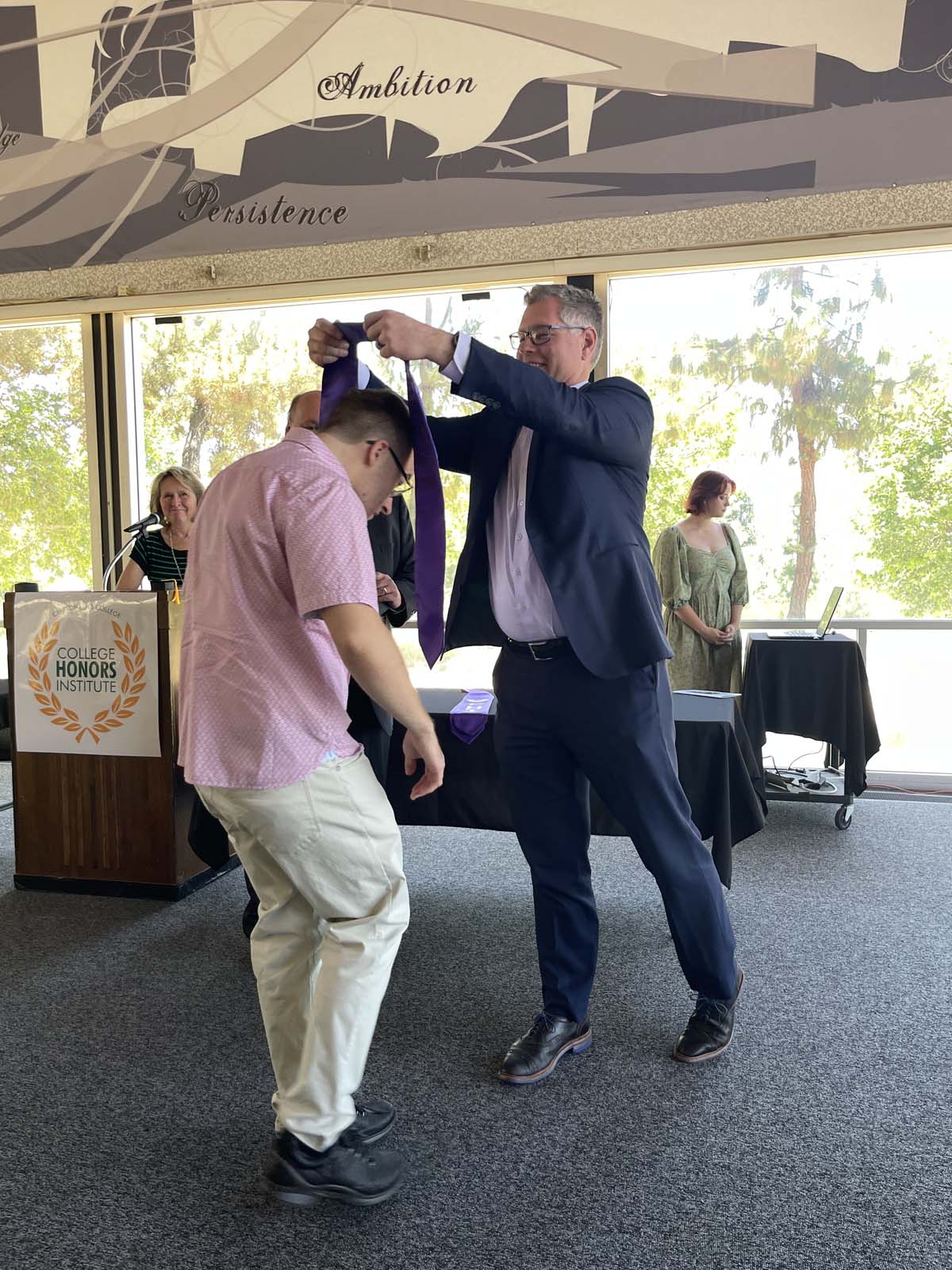 People enjoying the Honors Luncheon