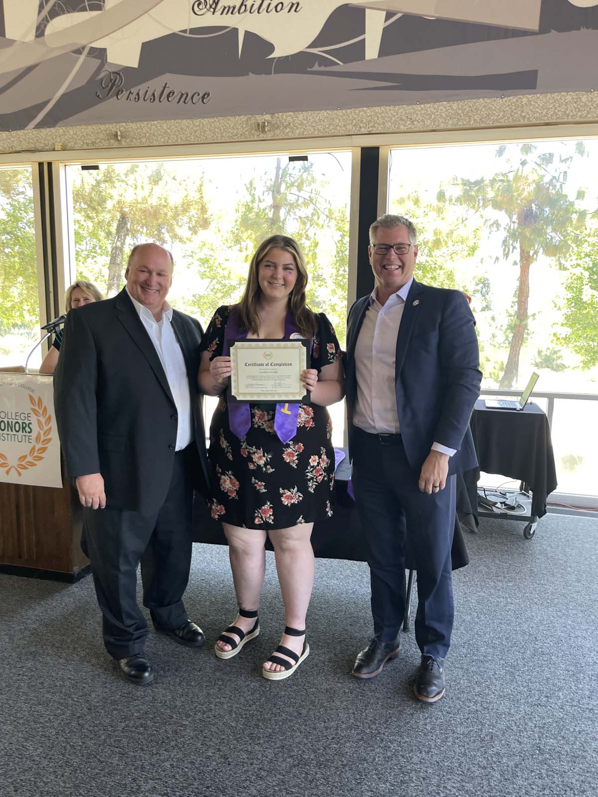 People enjoying the Honors Luncheon
