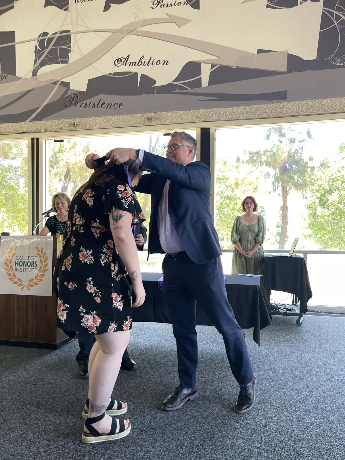 People enjoying the Honors Luncheon